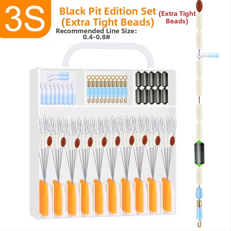 Silikon Space Bean põhiliini komplekt – täielik kalastusvarustuse komplekt väikeste lisadega