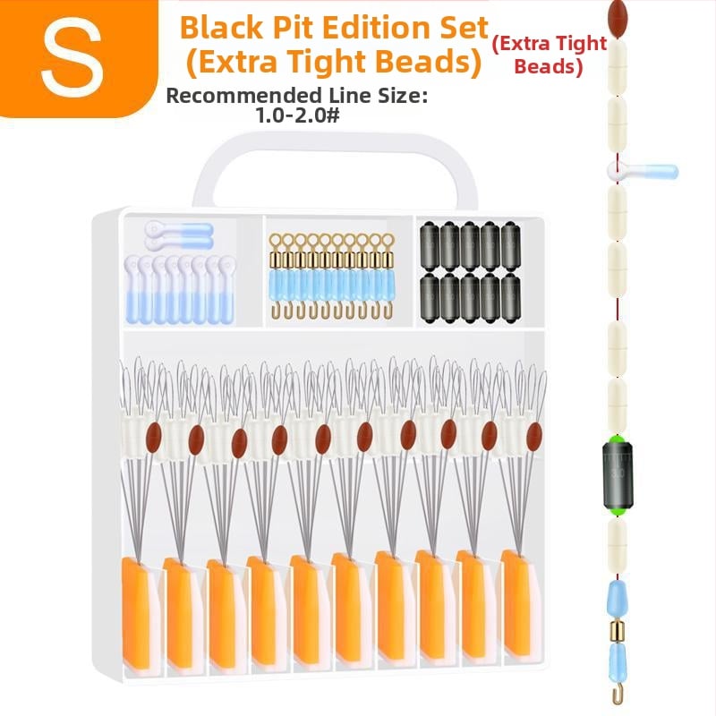 Silikon Space Bean põhiliini komplekt – täielik kalastusvarustuse komplekt väikeste lisadega