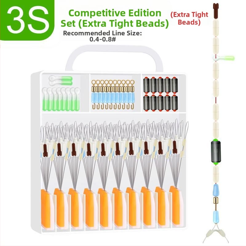 Silikon Space Bean põhiliini komplekt – täielik kalastusvarustuse komplekt väikeste lisadega