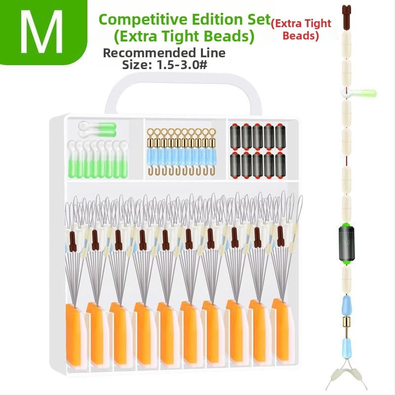 Silikon Space Bean põhiliini komplekt – täielik kalastusvarustuse komplekt väikeste lisadega