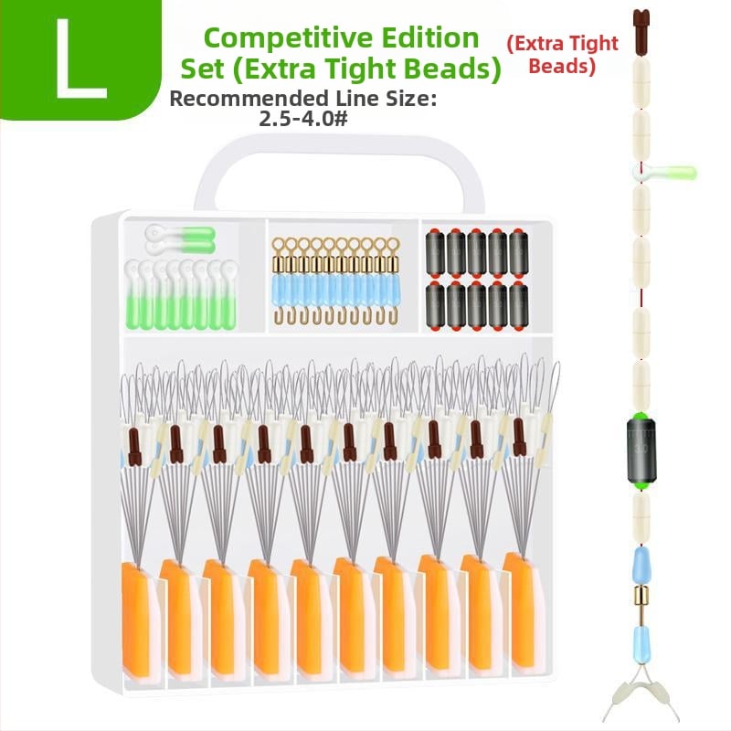 Silikon Space Bean põhiliini komplekt – täielik kalastusvarustuse komplekt väikeste lisadega