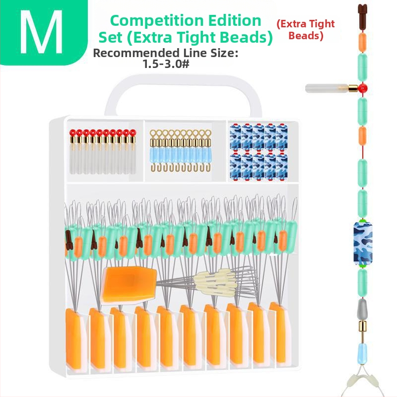 Silikon Space Bean põhiliini komplekt – täielik kalastusvarustuse komplekt väikeste lisadega