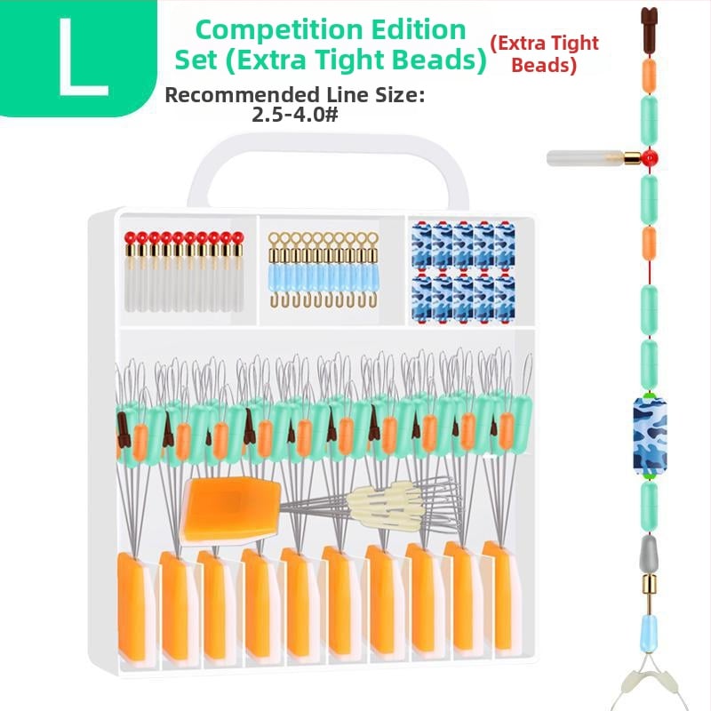 Silikon Space Bean põhiliini komplekt – täielik kalastusvarustuse komplekt väikeste lisadega