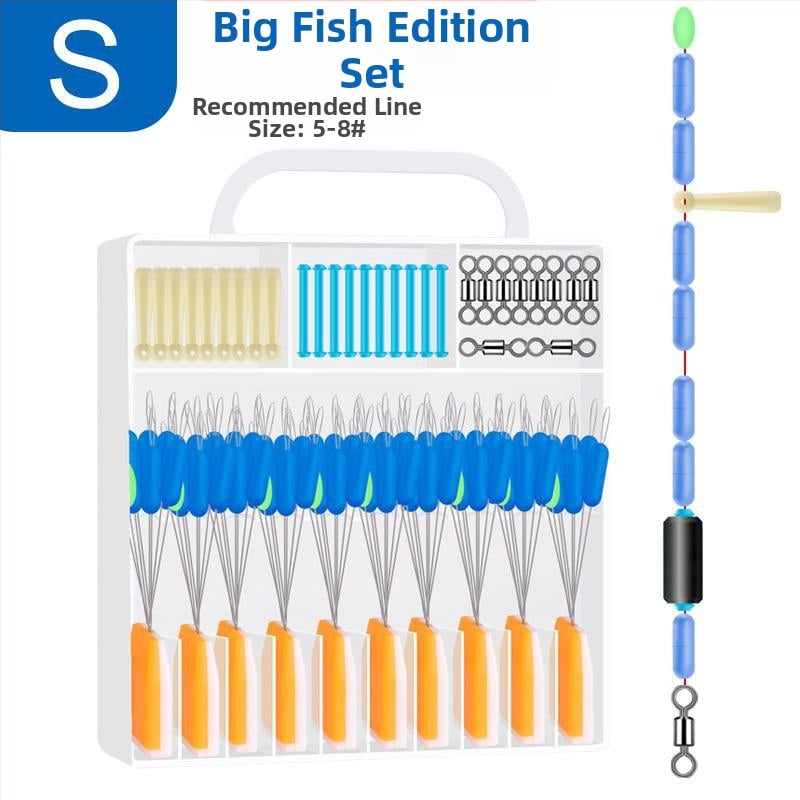 Silikon Space Bean põhiliini komplekt – täielik kalastusvarustuse komplekt väikeste lisadega