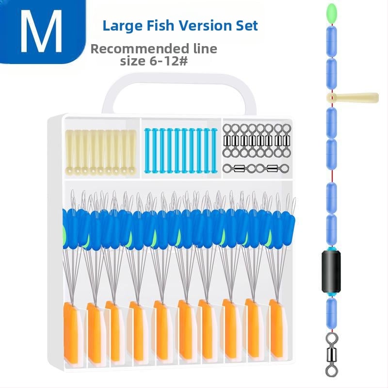 Silikon Space Bean põhiliini komplekt – täielik kalastusvarustuse komplekt väikeste lisadega