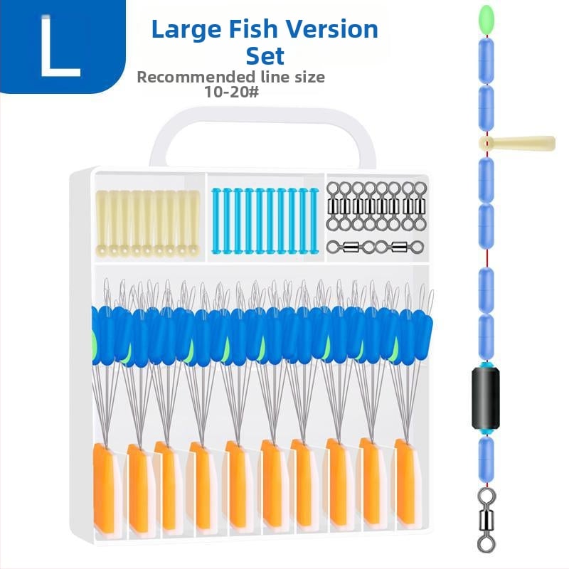 Silikon Space Bean põhiliini komplekt – täielik kalastusvarustuse komplekt väikeste lisadega