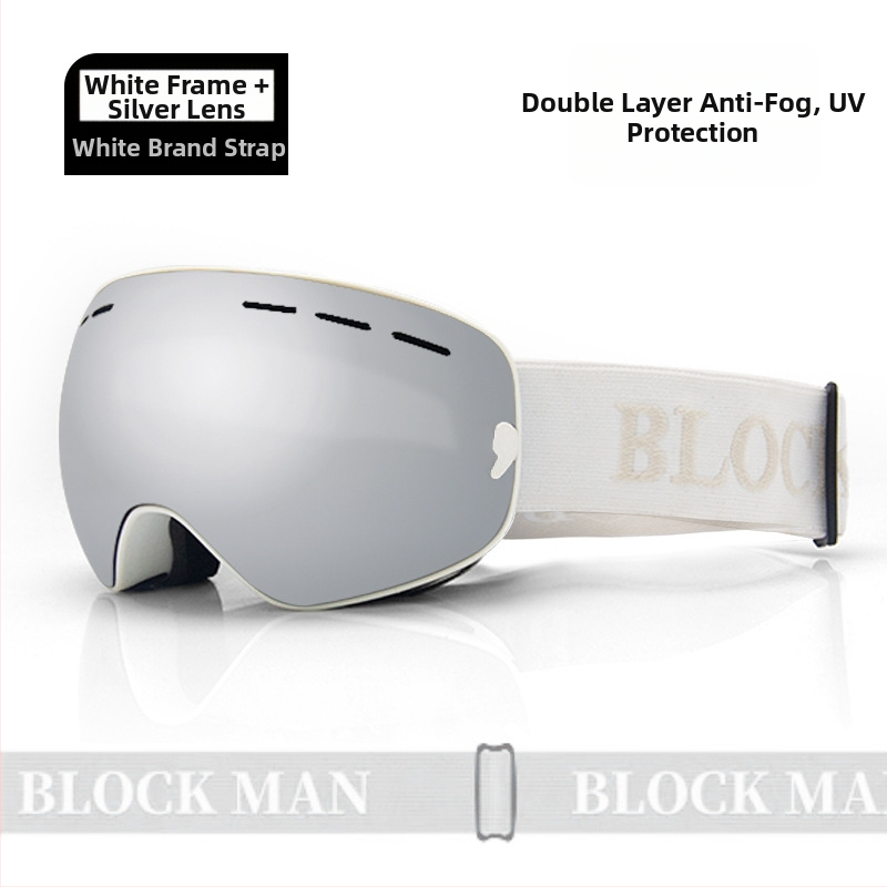 Lyžiarske okuliare - Jednovrstvá konštrukcia, materiál: hodvábna kvetina, pre deti