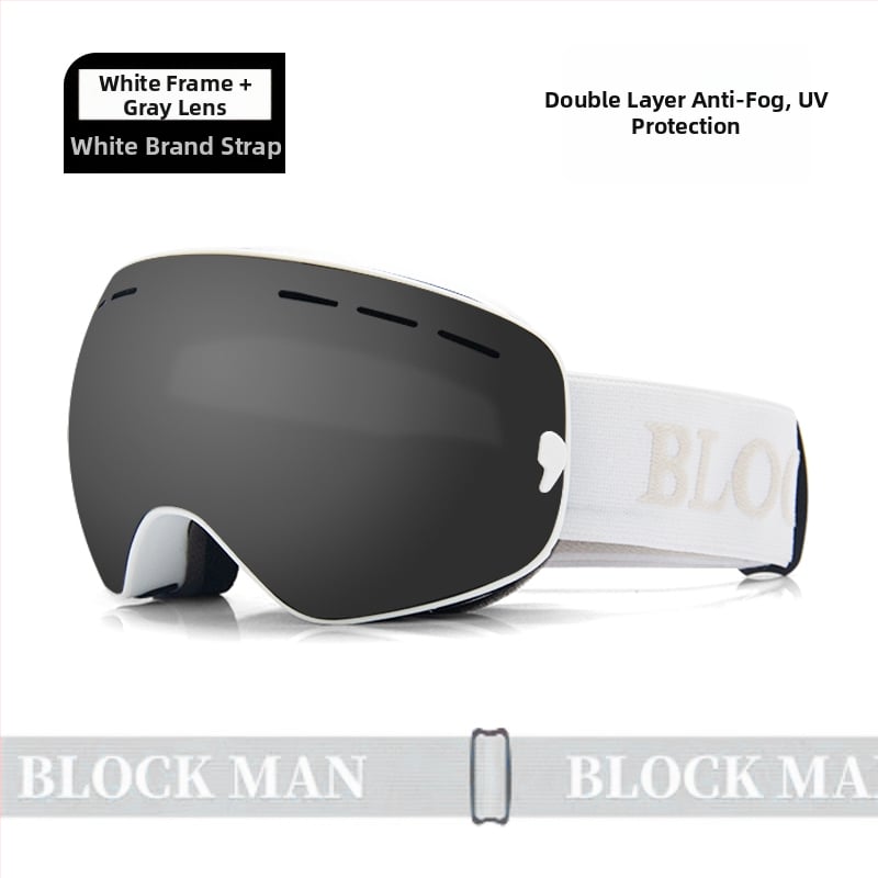 Slēpošanas briļļas - Vienslāņu dizains, materiāls: zīda zieds, bērniem