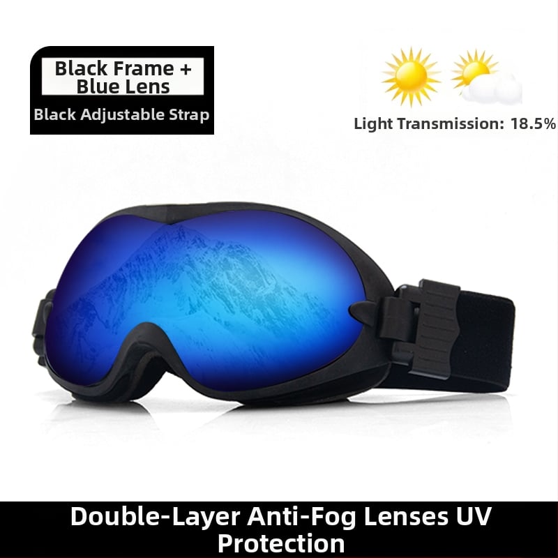 Slēpošanas briļļas - Vienslāņu dizains, materiāls: zīda zieds, bērniem