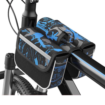 Чанта за горна тръба за MTB велосипед, капацитет 5 л, полиестер, вътрешна подплата, модел zxcsgb-mcl-red