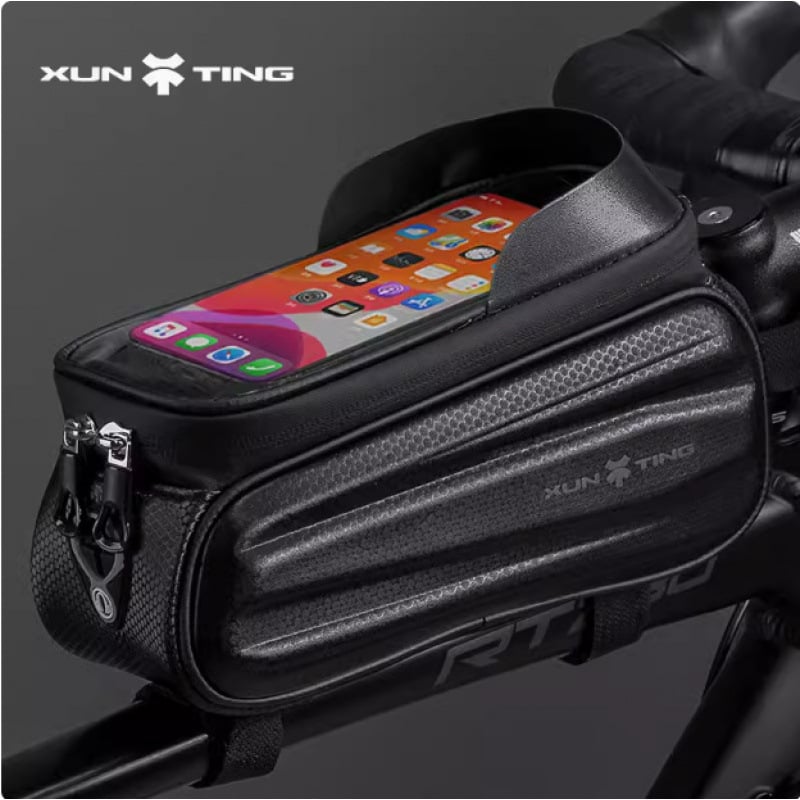 Чанта за горна тръба за MTB велосипед, капацитет 5 л, полиестер, вътрешна подплата, модел zxcsgb-mcl-red