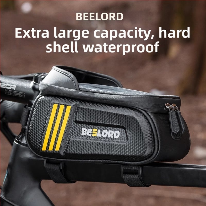 Чанта за горна тръба за MTB велосипед, капацитет 5 л, полиестер, вътрешна подплата, модел zxcsgb-mcl-red