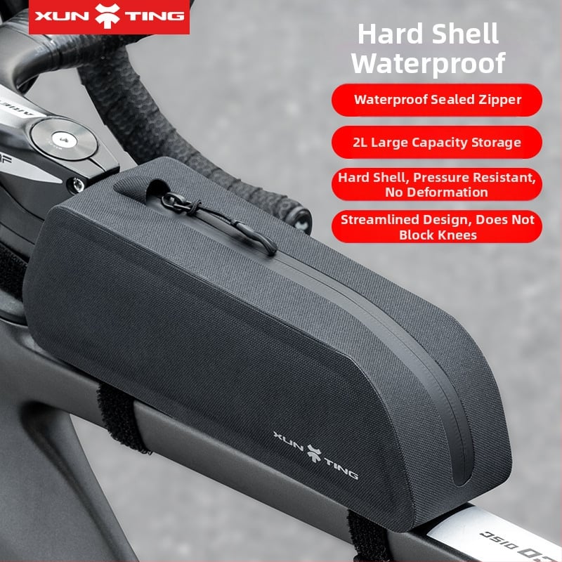 Чанта за горна тръба за MTB велосипед, капацитет 5 л, полиестер, вътрешна подплата, модел zxcsgb-mcl-red