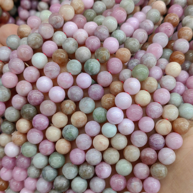 DIY perle za nakit - Jade perle s bisernim tretmanom, podrijetlo Yiwu, plemeniti uzorak, prirodni stil