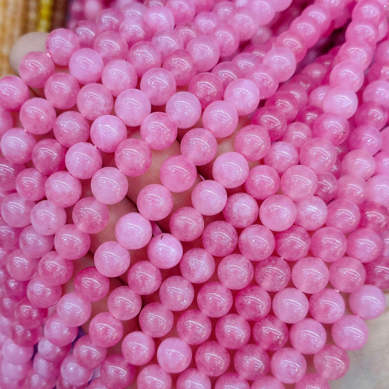 DIY perle za nakit - Jade perle s bisernim tretmanom, podrijetlo Yiwu, plemeniti uzorak, prirodni stil