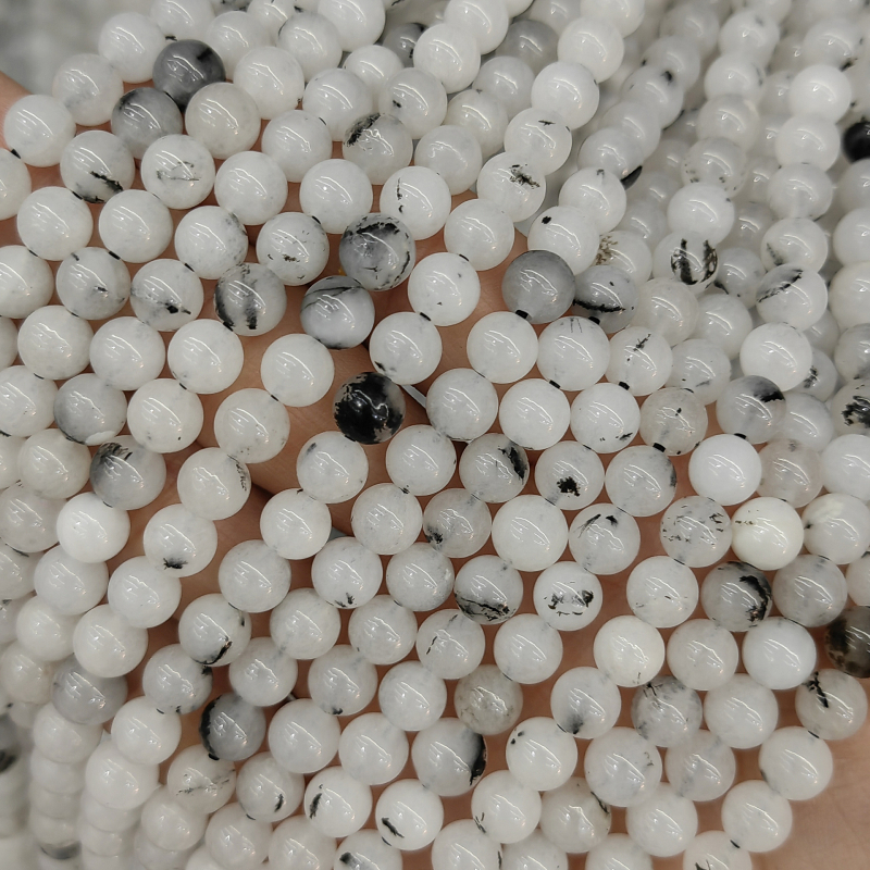 DIY perle za nakit - Jade perle s bisernim tretmanom, podrijetlo Yiwu, plemeniti uzorak, prirodni stil