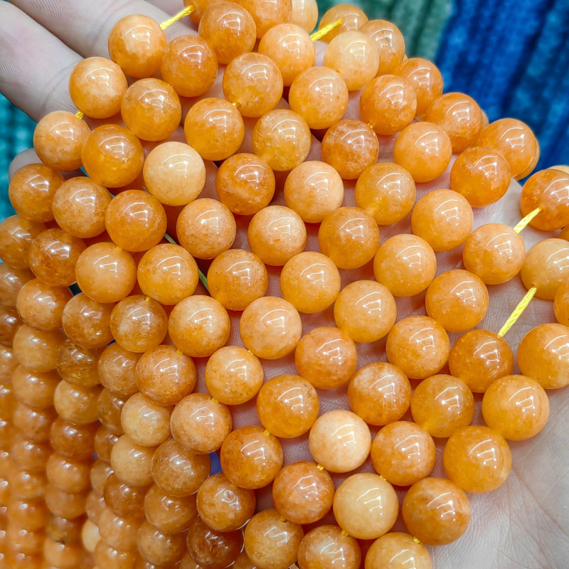 DIY perle za nakit - Jade perle s bisernim tretmanom, podrijetlo Yiwu, plemeniti uzorak, prirodni stil