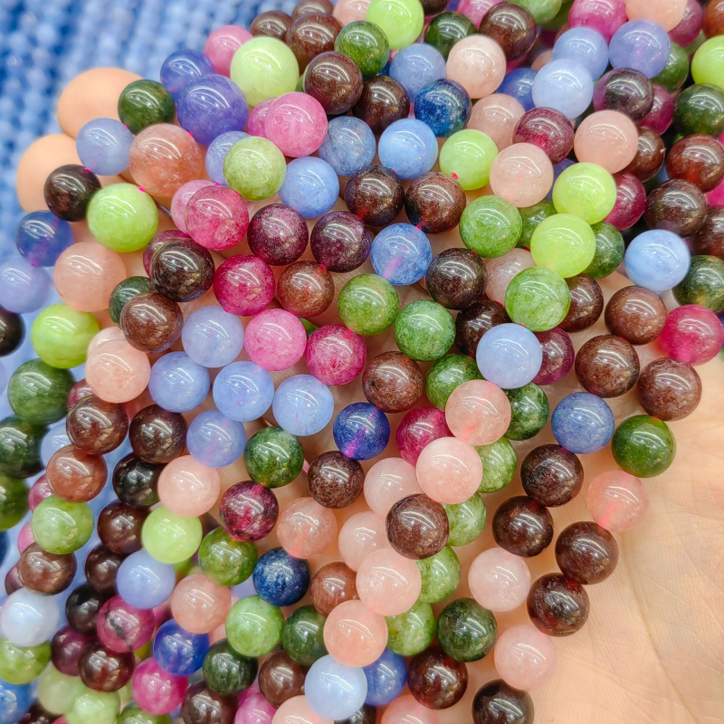 DIY perle za nakit - Jade perle s bisernim tretmanom, podrijetlo Yiwu, plemeniti uzorak, prirodni stil