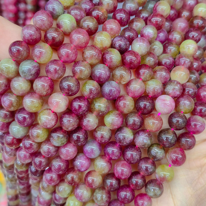 DIY perle za nakit - Jade perle s bisernim tretmanom, podrijetlo Yiwu, plemeniti uzorak, prirodni stil
