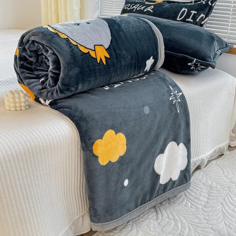 Enon korallvoodiline pleed voodile ja diivanile – kõikide aastaaegade jaoks, lihtne kaasaegne stiil, kokkutõmbumine 2–3%