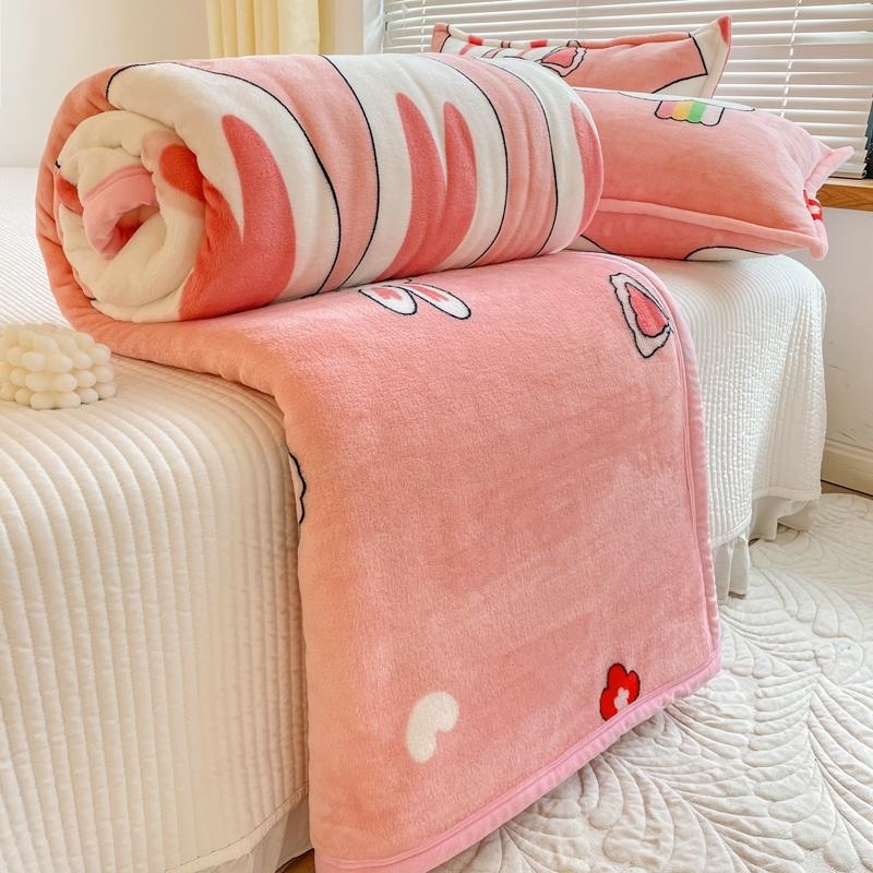 Enon korallvoodiline pleed voodile ja diivanile – kõikide aastaaegade jaoks, lihtne kaasaegne stiil, kokkutõmbumine 2–3%