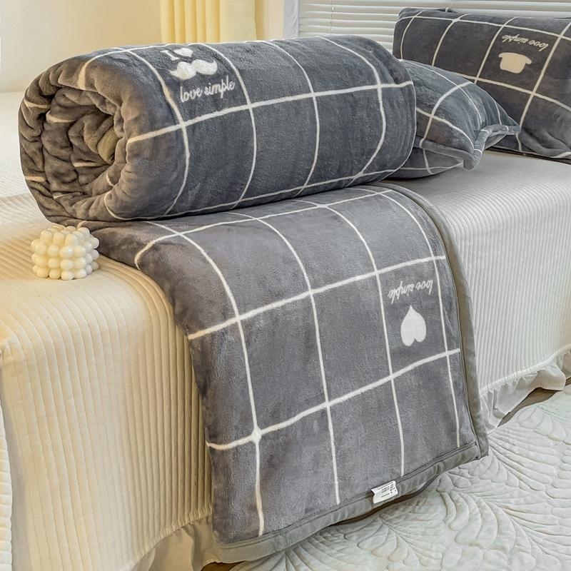 Enon korallvoodiline pleed voodile ja diivanile – kõikide aastaaegade jaoks, lihtne kaasaegne stiil, kokkutõmbumine 2–3%