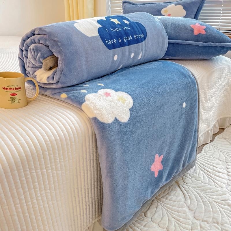 Enon korallvoodiline pleed voodile ja diivanile – kõikide aastaaegade jaoks, lihtne kaasaegne stiil, kokkutõmbumine 2–3%