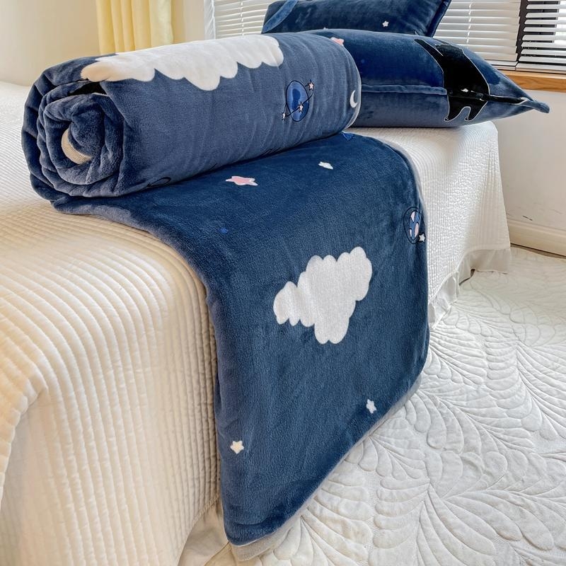 Enon korallvoodiline pleed voodile ja diivanile – kõikide aastaaegade jaoks, lihtne kaasaegne stiil, kokkutõmbumine 2–3%