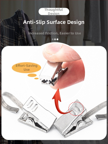 Nerūdijančio plieno užuolaidų rinkinys: kabliukai ir klipai, užuolaidų žiedai ir priedai užuolaidų strypui