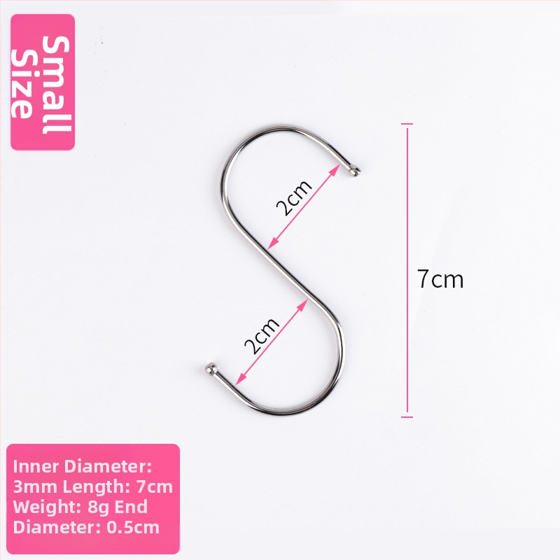 Nerūdijančio plieno užuolaidų rinkinys: kabliukai ir klipai, užuolaidų žiedai ir priedai užuolaidų strypui