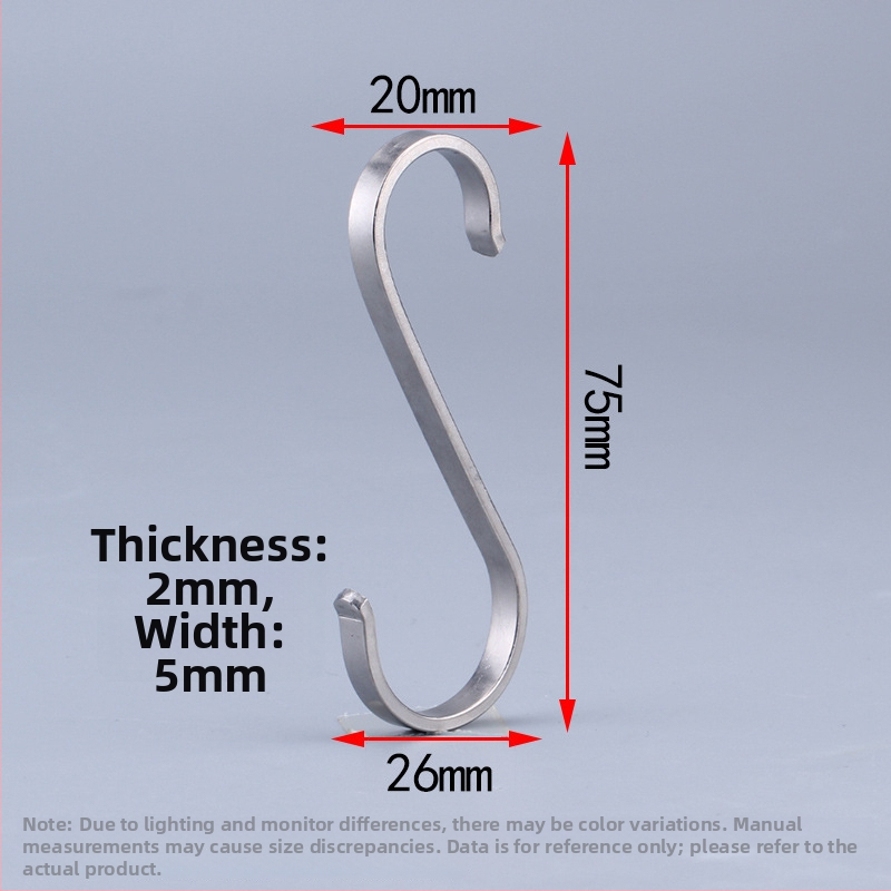 Nerūdijančio plieno užuolaidų rinkinys: kabliukai ir klipai, užuolaidų žiedai ir priedai užuolaidų strypui