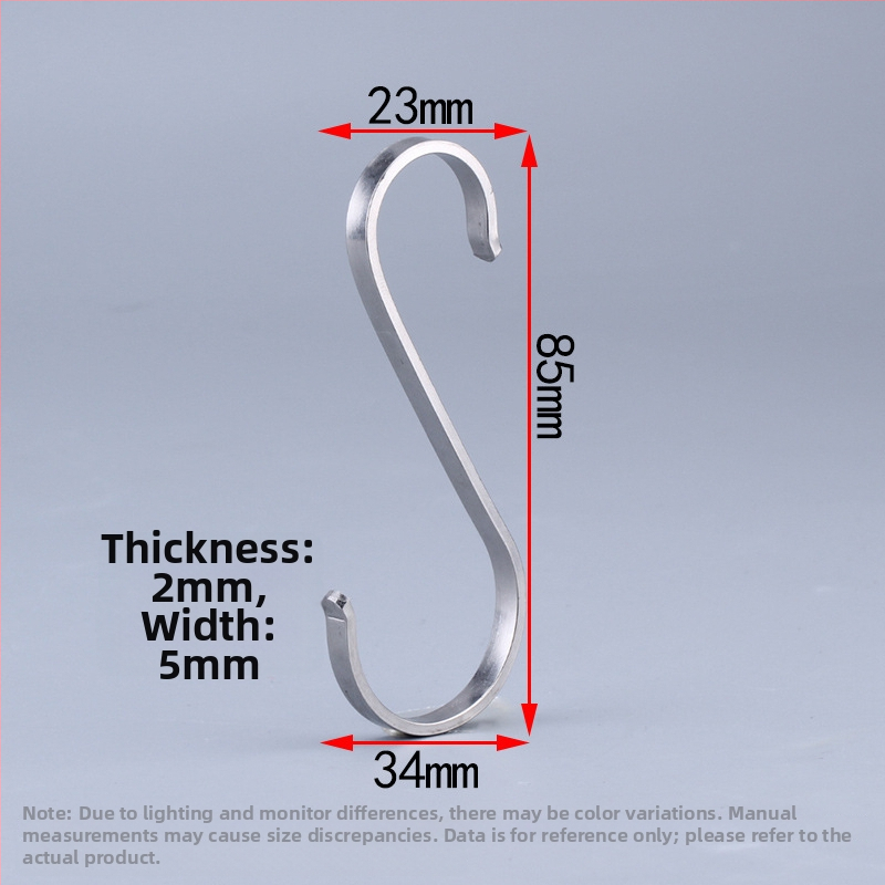 Nerūdijančio plieno užuolaidų rinkinys: kabliukai ir klipai, užuolaidų žiedai ir priedai užuolaidų strypui