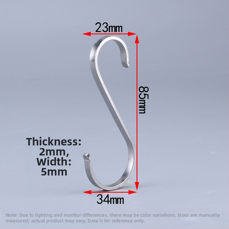 Nerūdijančio plieno užuolaidų rinkinys: kabliukai ir klipai, užuolaidų žiedai ir priedai užuolaidų strypui