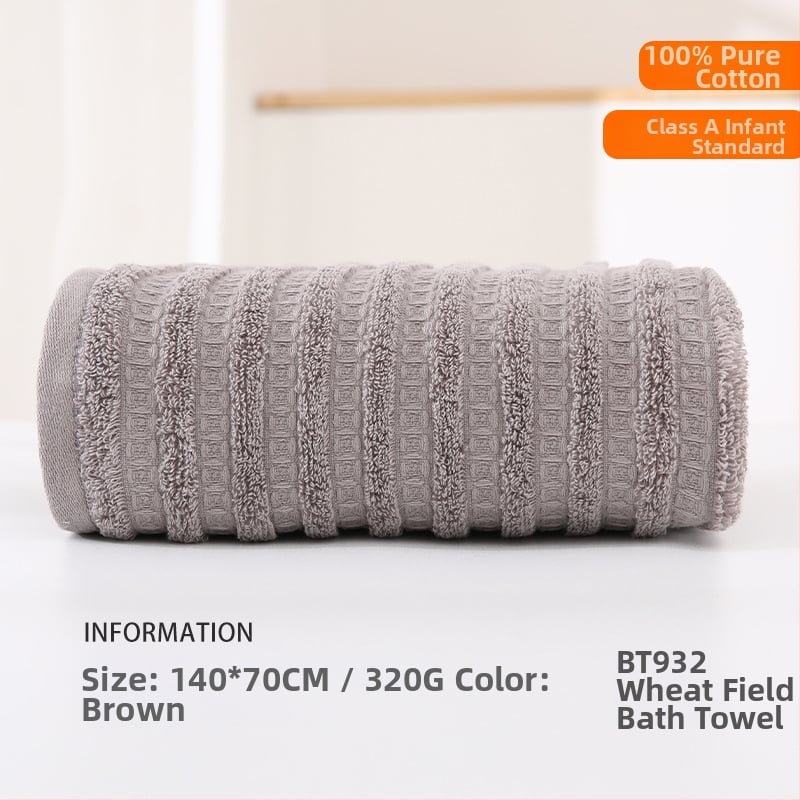 Yiduo medvilninis rankšluostis voniai, 300–400 g, 21 siūlai, plain weave