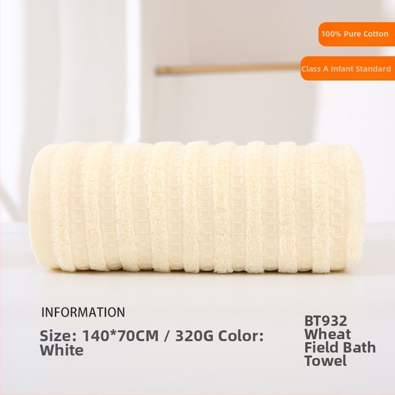 Yiduo medvilninis rankšluostis voniai, 300–400 g, 21 siūlai, plain weave