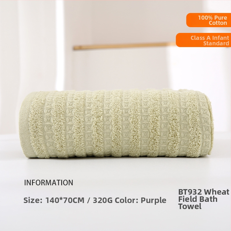 Yiduo medvilninis rankšluostis voniai, 300–400 g, 21 siūlai, plain weave