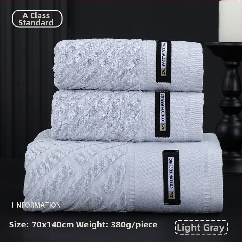 Yiduo medvilninis rankšluostis voniai, 300–400 g, 21 siūlai, plain weave