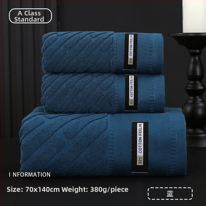 Yiduo medvilninis rankšluostis voniai, 300–400 g, 21 siūlai, plain weave