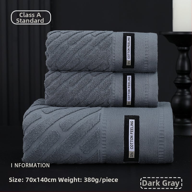 Yiduo medvilninis rankšluostis voniai, 300–400 g, 21 siūlai, plain weave