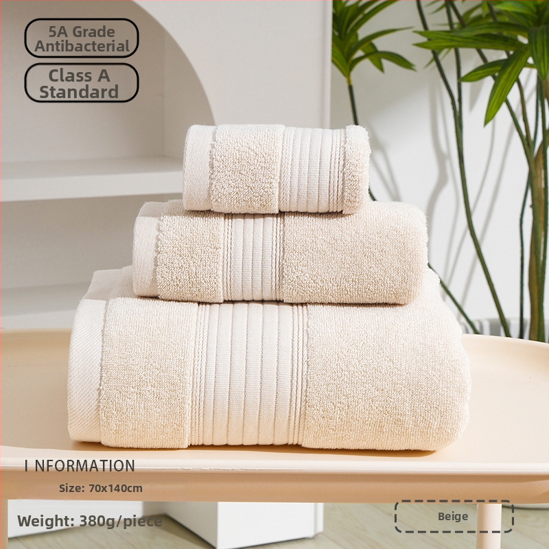 Yiduo medvilninis rankšluostis voniai, 300–400 g, 21 siūlai, plain weave