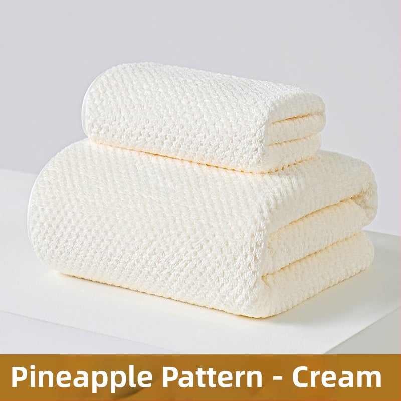 Koralinio fliso vonios rankšluosčių komplektas, didelis tankis, Jacquard 150D, sugeriantis