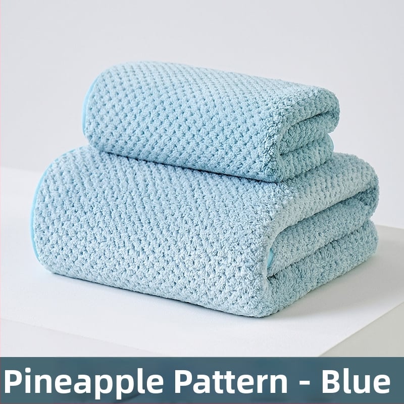 Koralinio fliso vonios rankšluosčių komplektas, didelis tankis, Jacquard 150D, sugeriantis