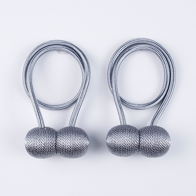 Užuolaidų juosta su magnetine sagtimi, be gręžimo ir montavimo, medžiaga: poliesterio šilkas + magnetas, modernus minimalistinis stilius