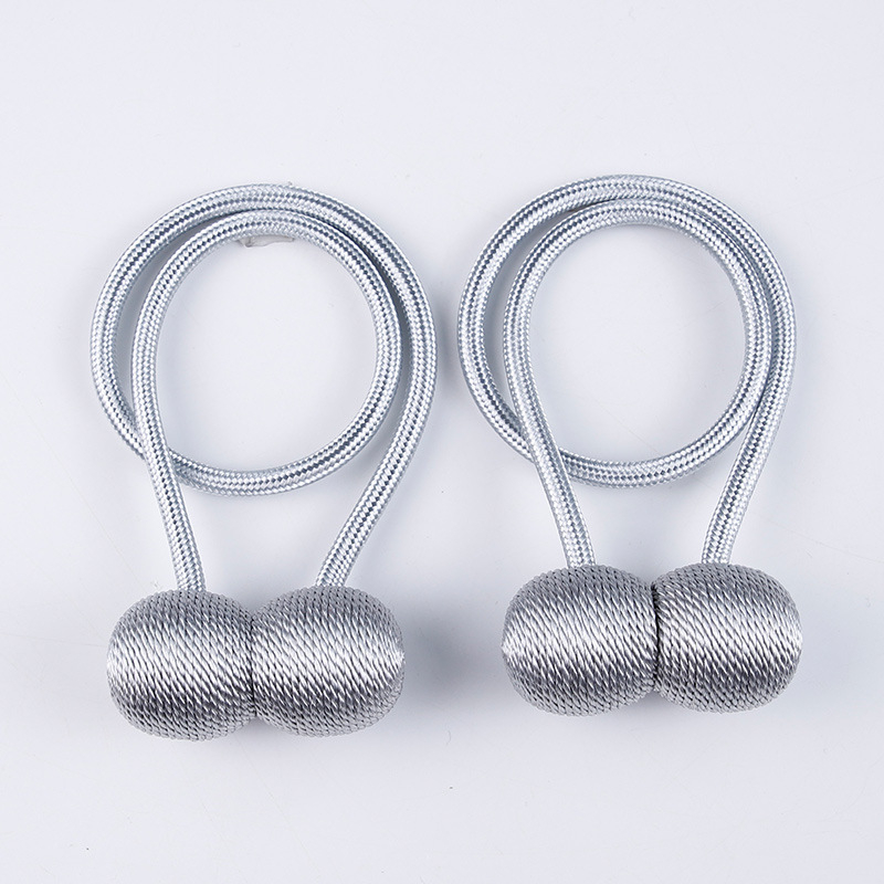 Užuolaidų juosta su magnetine sagtimi, be gręžimo ir montavimo, medžiaga: poliesterio šilkas + magnetas, modernus minimalistinis stilius