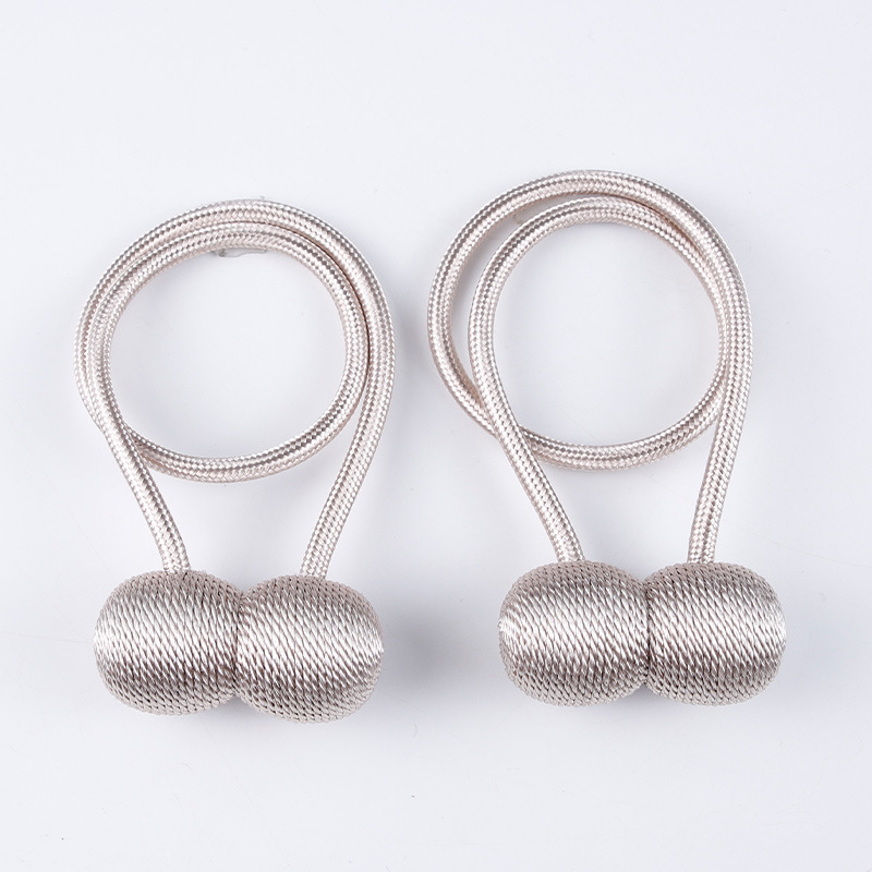 Užuolaidų juosta su magnetine sagtimi, be gręžimo ir montavimo, medžiaga: poliesterio šilkas + magnetas, modernus minimalistinis stilius