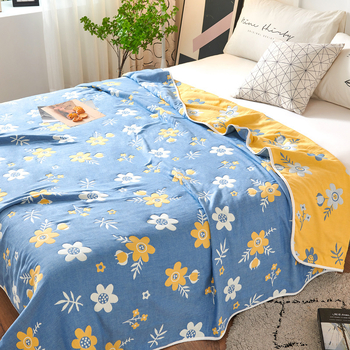 60S kuuekihiline gaze tekk, 100% puuvill, 1,6–2 kg, suvi, geomeetriline muster