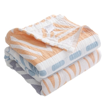 Kolme-kihiline puuvillane pleed geomeetrilise mustriga, 3000 g+, kevad-sügis