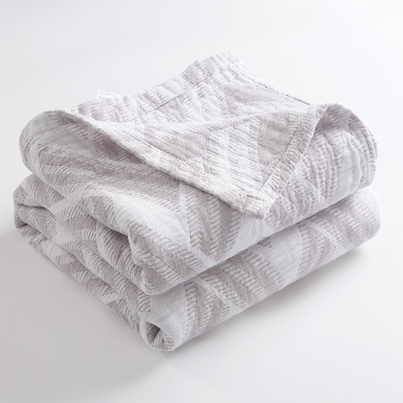 Kolme-kihiline puuvillane pleed geomeetrilise mustriga, 3000 g+, kevad-sügis