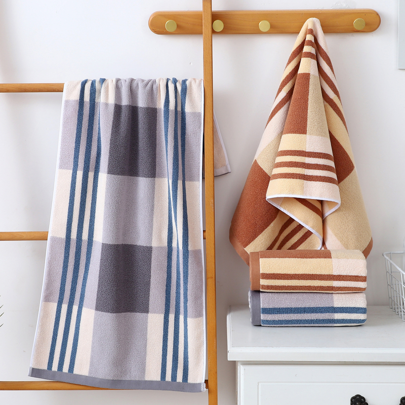 Violet 100% medvilninis vonios rankšluostis, jacquard audinys, 32s siūlai, svoris 140-170 g