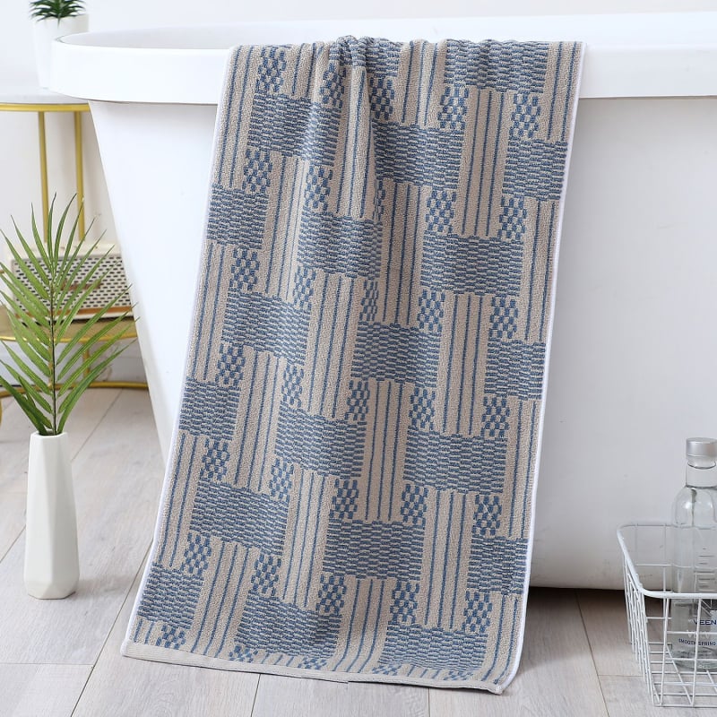 Violet 100% medvilninis vonios rankšluostis, jacquard audinys, 32s siūlai, svoris 140-170 g